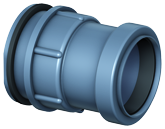 Inloppsmuffl DN 50