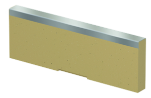 Universal tät gavel (lågbyggd ränna)