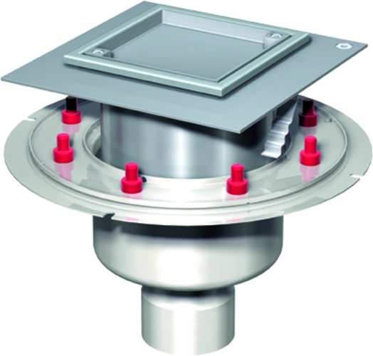 Lock Av Rostfritt Stol Med Membranflaens  Belastningsklass M125 390655