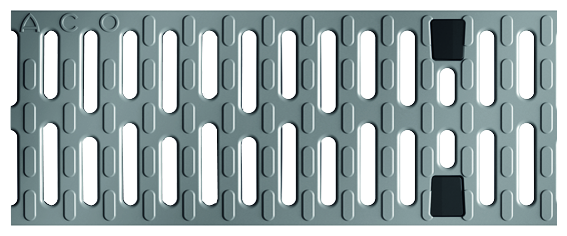 ACO Spaltgaller Microgrip silvergrå